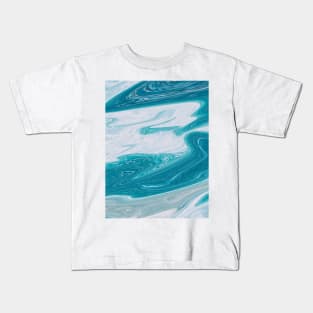 Abstract Liquid 6 Kids T-Shirt